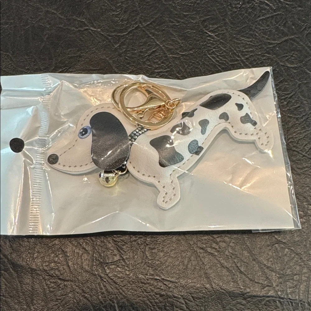 Dachshund Dog Keychain Bag Charm, NEW - Picture 2 of 5